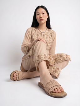 Dollphin - Women Beige Jute Sandals