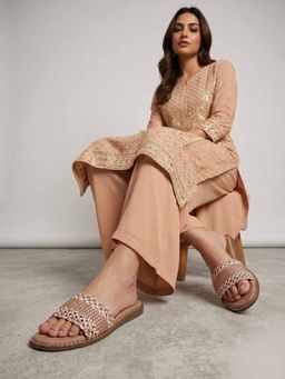 Dollphin - Women Peach Jute Sandals