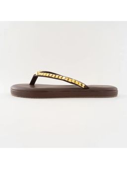 AUZORI - Women Brown Leather Sandals