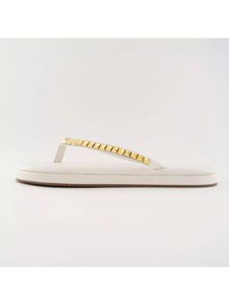 AUZORI - Women White Leather Sandals