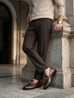 Imperio - Men Brown Leather Loafers