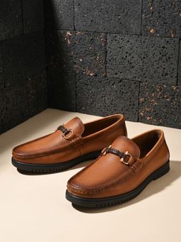 Imperio - Men Tan Leather Loafers