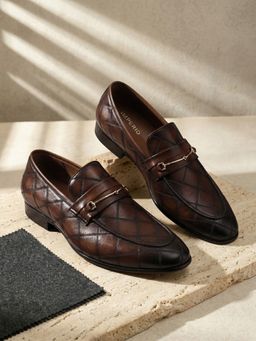 Imperio - Men Brown Leather Loafers