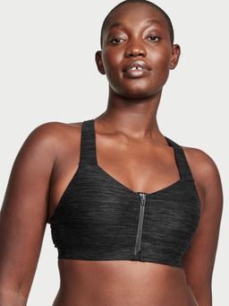 Victoria's Secret - Knockout Front-Close Sports Bra Black (34B)