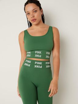 Victoria's Secret - Pink Seamless Scoop Neck Sports Bra Green (L)
