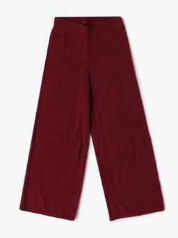 GAP - Maroon Self Design Trouser