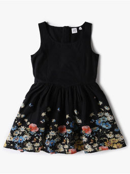 GAP - Black Floral Dress