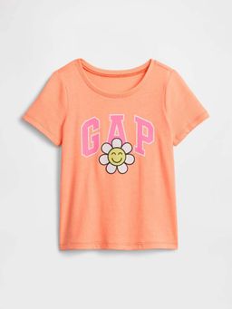 GAP - Orange Printed T-Shirt