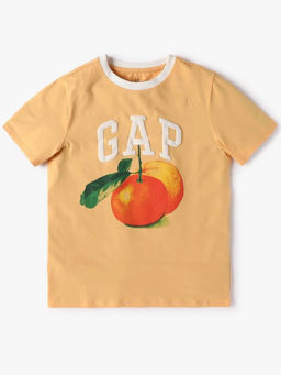 GAP - Orange Printed T-Shirt