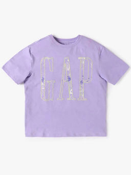 GAP - Purple Printed T-Shirt