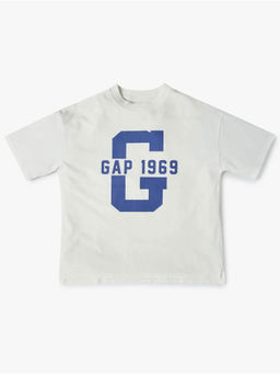 GAP - Off White Printed T-Shirt