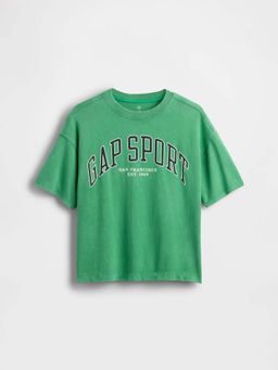 GAP - Green Solid T-Shirt