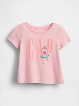 GAP - Pink Printed T-Shirt