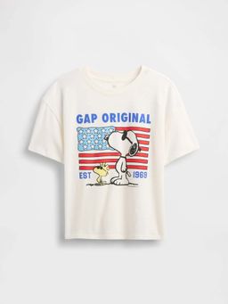 GAP - White Printed T-Shirt