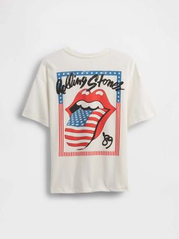 GAP - White Printed T-Shirt