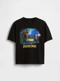 GAP - Black Printed T-Shirt