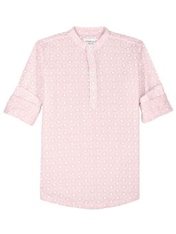 CHARCHIT - Pink Embroidered Shirt