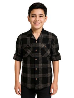 CAVIO - Black Checks Shirt