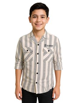 CAVIO - Cream Checks Shirt