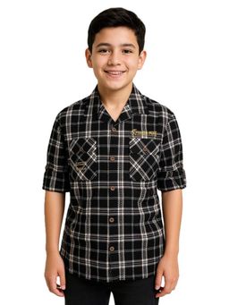 CAVIO - Grey Checks Shirt