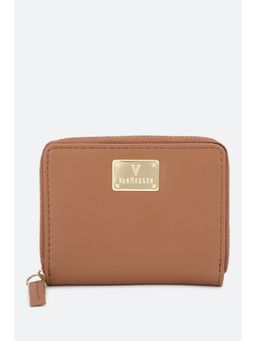 Van Heusen - Women Brown Solid Casual Wallets