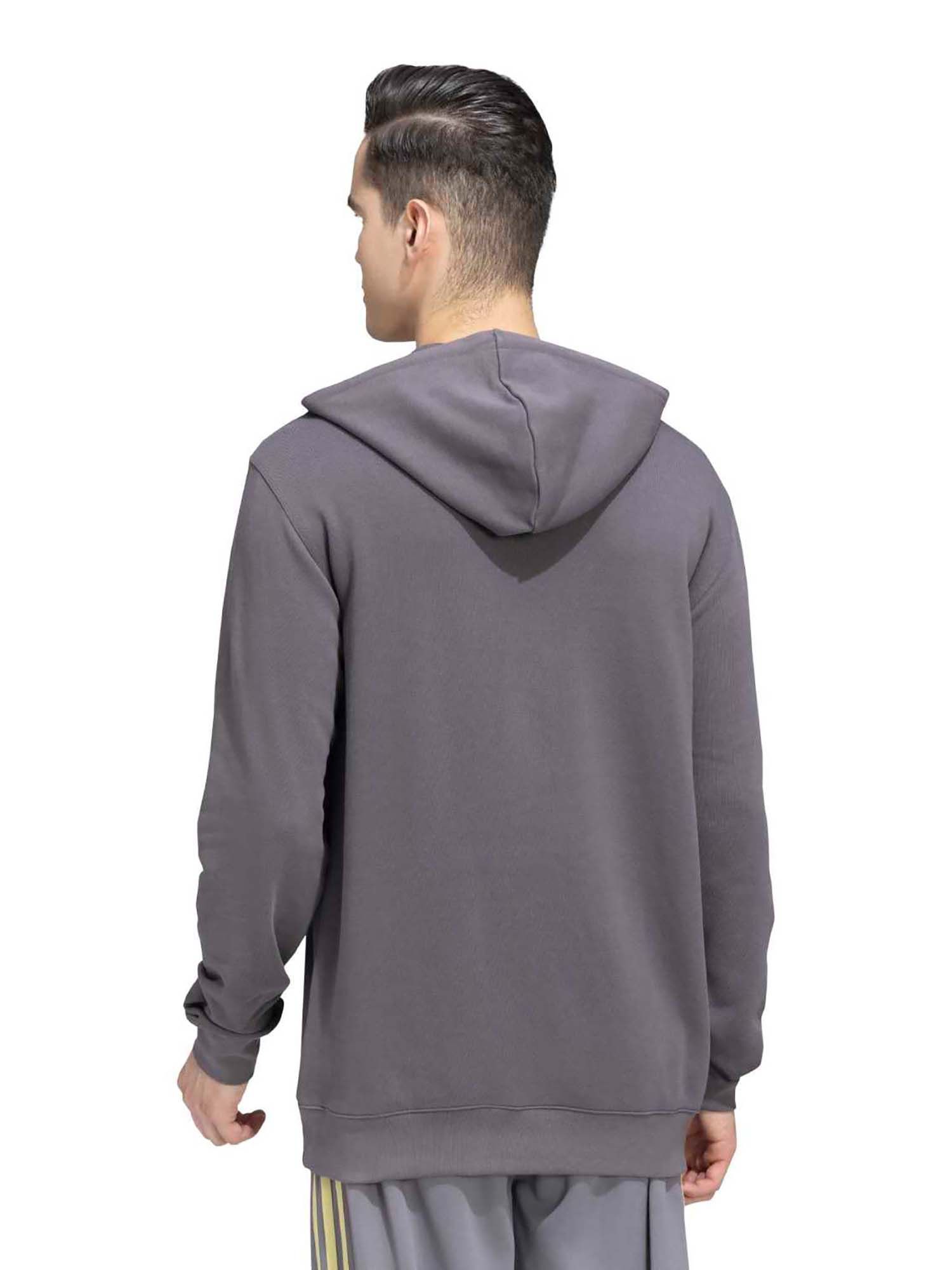 Buy adidas Originals Grey Cotton Full Sleeves Training Hoodie