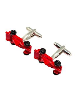 The Tie Hub - Men Red Sports Car Cufflinks