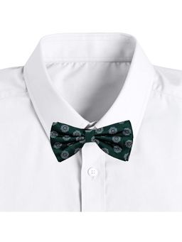The Tie Hub - Men Green Floral Silk Bow Tie