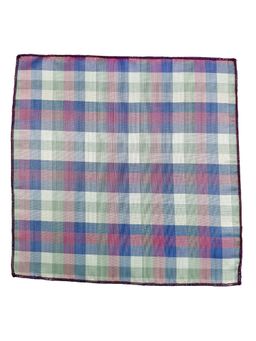 The Tie Hub - Men Multi-Color Checkered Microfiber Pocket Square