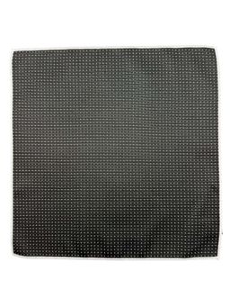 The Tie Hub - Men Black Polka Dot Microfiber Pocket Square
