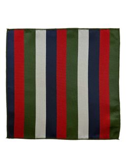 The Tie Hub - Multi-Color Stripes Microfiber Pocket Square