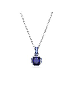 SWAROVSKI - Birthstone Pendent, Square Cut, September, Blue, Rhodium Plated