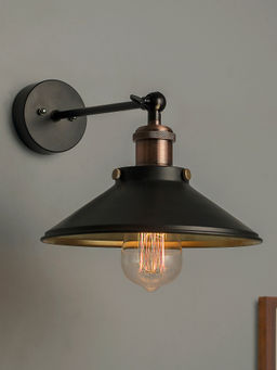 Homesake - Cone Shade Wall Lamp Copper Loft Swing Light