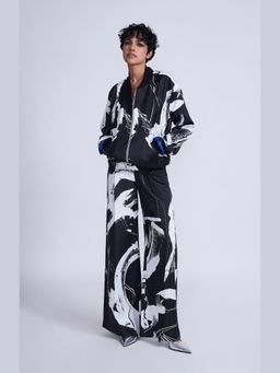 Advait - Black Tazaki Bomber Women Jacket