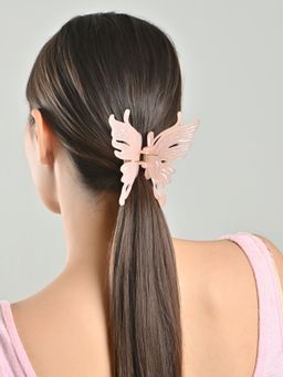 Lilly & Sparkle - Rose Peach Butterfly Claw Hair Clip