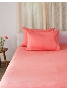 Fabindia - Cotton Chambray Bedsheet with Pillow Covers