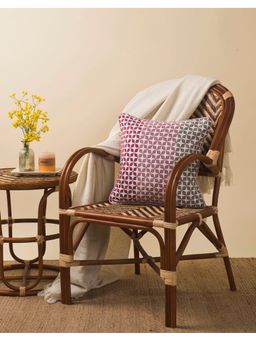 Fabindia - Ameera Cotton Printed Cushion Cover (16x16 Inches)