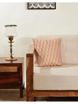 Fabindia - Multi Colored Huma Cotton Cushion Cover (16x16 Inches)