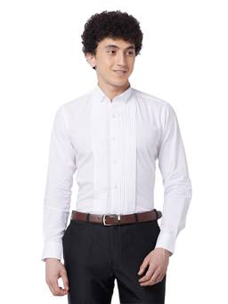 Raymond - Mens Regular Fit White Full Sleeves Shirt