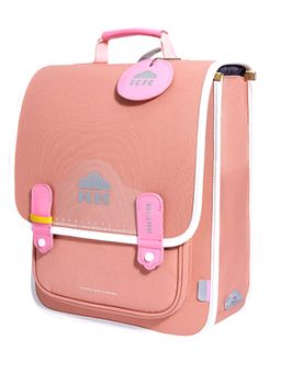 Little Surprise Box - Coral Peach Rectangle Style Backpack for Kids