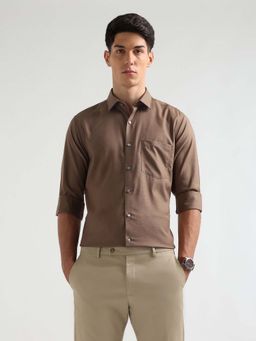 Arrow - Men's Herringbone Regular Fit Formal Shirt