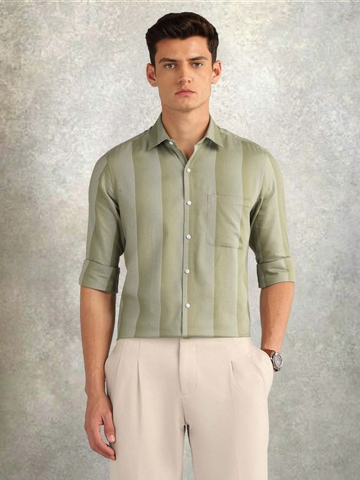 Arrow Men's Dobby Regular Fit Formal Shirt