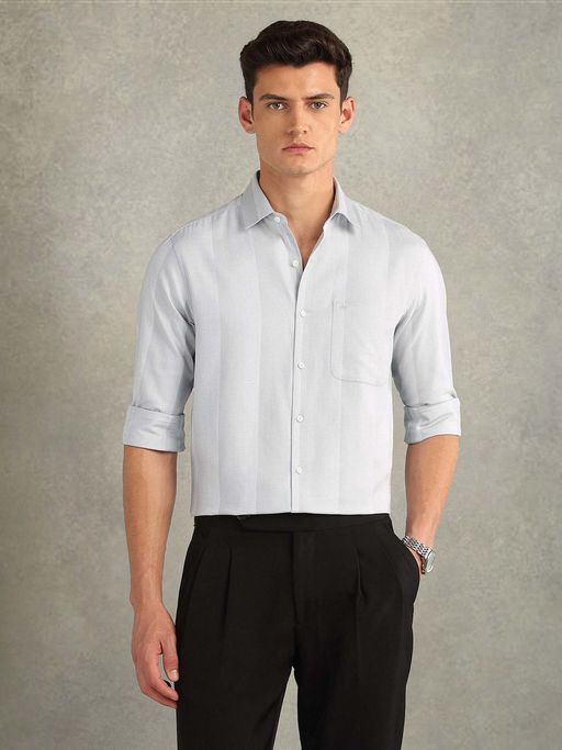 Arrow Men's Dobby Regular Fit Formal Shirt