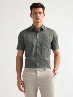 Arrow - Men's All Over Printed Liberty Classic Fit Formal Shirt