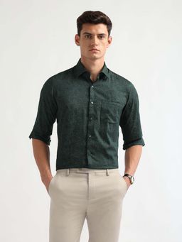 Arrow - Men's Paisley Printed Manhattan Slim Fit Formal Shirt