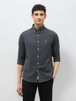 U.S. POLO ASSN. - Men's Twill Tailored Fit Casual Shirt
