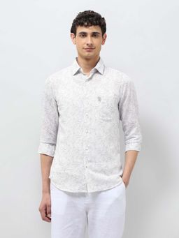 U.S. POLO ASSN. - Men's All Over Printed Tailored Fit Casual Shirt