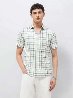 U.S. POLO ASSN. - Men's Plaid Checked Tailored Fit Casual Shirt