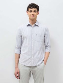 U.S. POLO ASSN. - Men's Vertical Striped Tailored Fit Casual Shirt