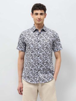 U.S. POLO ASSN. - Men's Floral Printed Tailored Fit Casual Shirt
